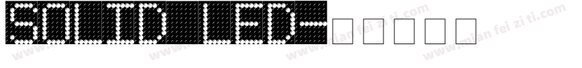 solid LED字体转换